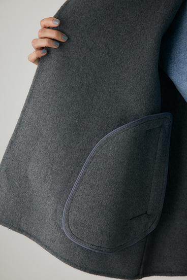 【crie conforto】リバーケープコート 詳細画像