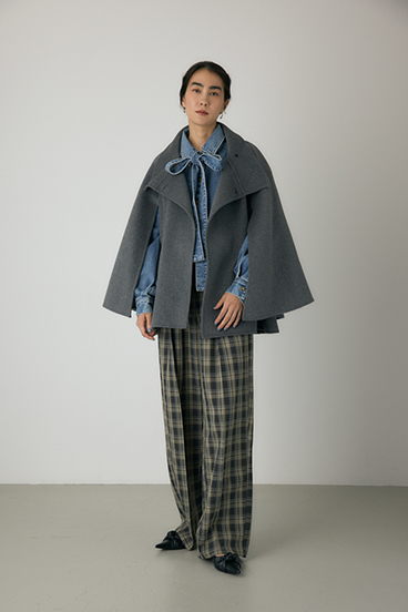 【crie conforto】リバーケープコート 詳細画像