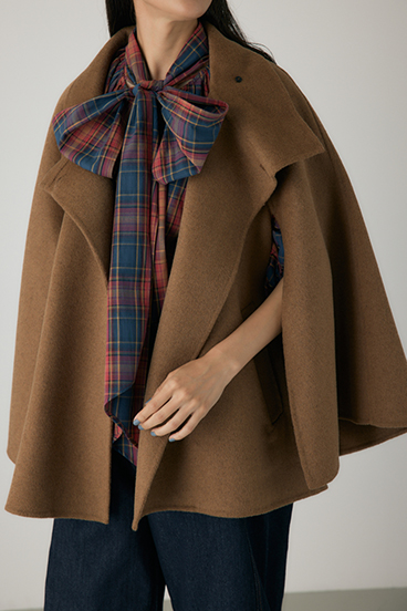 【crie conforto】リバーケープコート