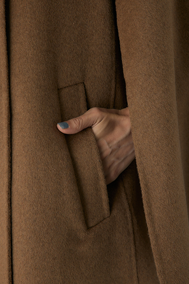 【crie conforto】リバーケープコート 詳細画像