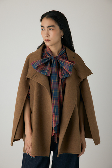 【crie conforto】リバーケープコート 詳細画像