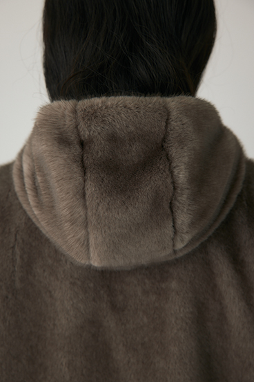 【crie conforto】ミンクライクファーベスト 詳細画像