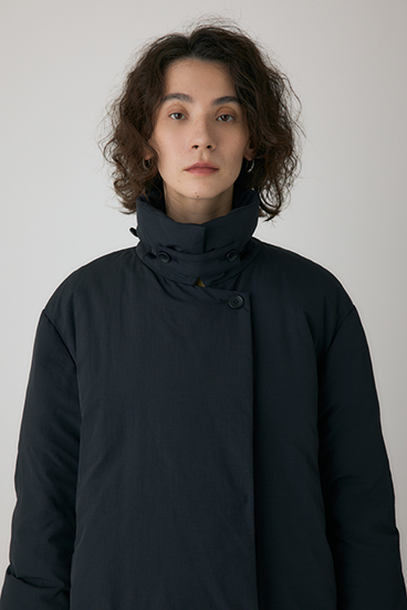 【crie conforto】ショールカラーダウンコート 詳細画像