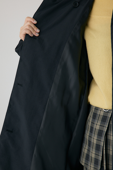 【crie conforto】ショールカラーダウンコート 詳細画像