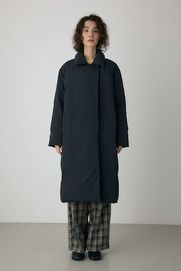 【crie conforto】ショールカラーダウンコート 詳細画像