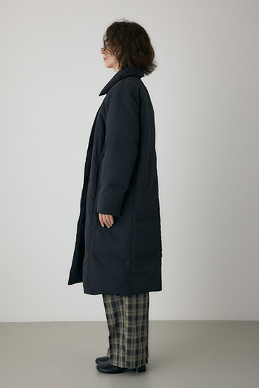 【crie conforto】ショールカラーダウンコート 詳細画像