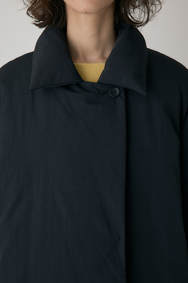 【crie conforto】ショールカラーダウンコート 詳細画像