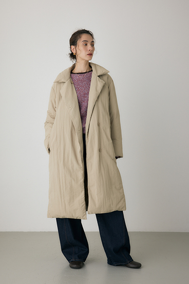 【crie conforto】ショールカラーダウンコート