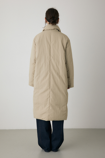 【crie conforto】ショールカラーダウンコート 詳細画像