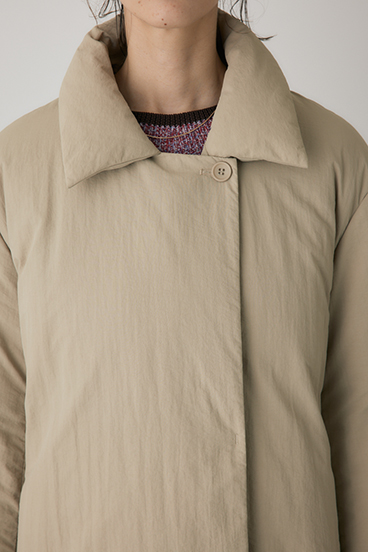 【crie conforto】ショールカラーダウンコート 詳細画像