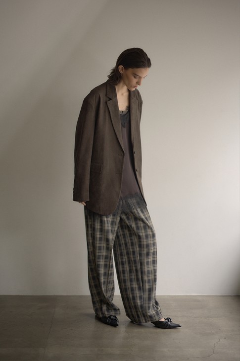 【crie conforto】ポケットベルトセットワイドパンツ 詳細画像