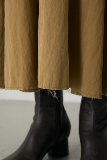 【crie conforto】タックフレアスカート 詳細画像