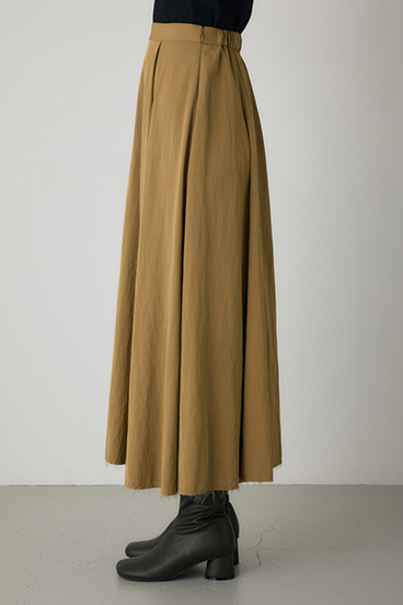 【crie conforto】タックフレアスカート 詳細画像