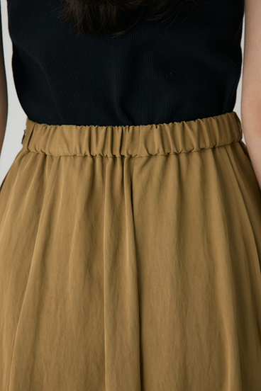 【crie conforto】タックフレアスカート 詳細画像