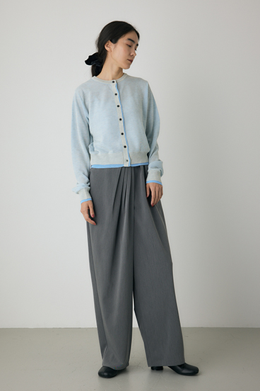 【crie conforto】タックドレープワイドパンツ 詳細画像