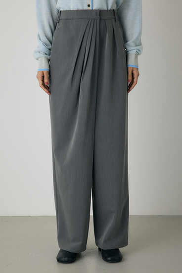 【crie conforto】タックドレープワイドパンツ 詳細画像