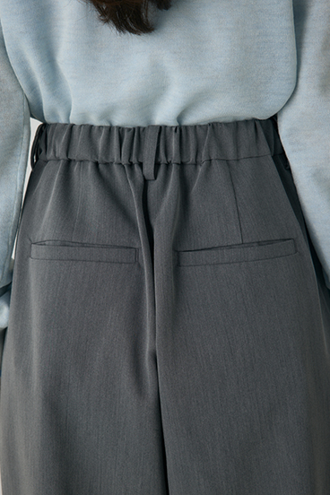 【crie conforto】タックドレープワイドパンツ 詳細画像