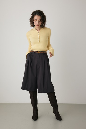 【crie conforto】キュロットパンツ 詳細画像