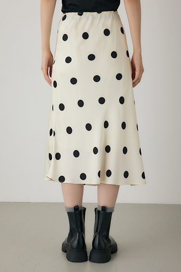 【crie conforto】ドットプリントスカート 詳細画像