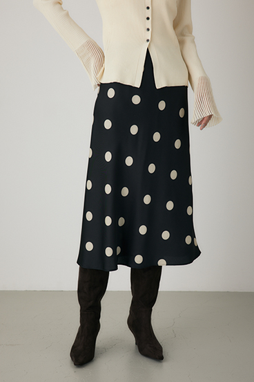 【crie conforto】ドットプリントスカート