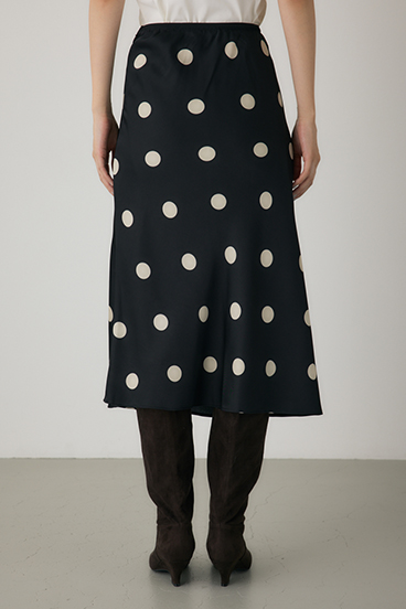【crie conforto】ドットプリントスカート 詳細画像