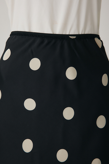 【crie conforto】ドットプリントスカート 詳細画像