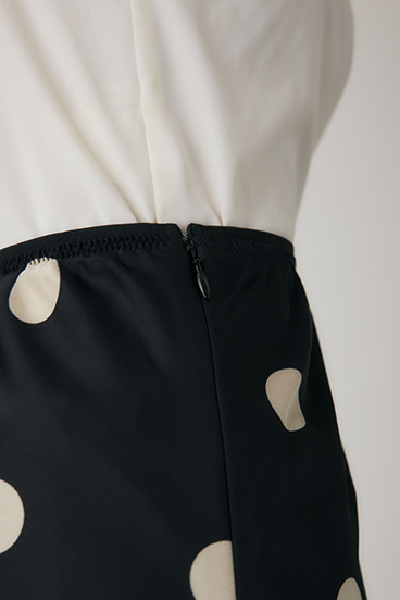 【crie conforto】ドットプリントスカート 詳細画像