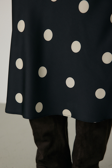 【crie conforto】ドットプリントスカート 詳細画像