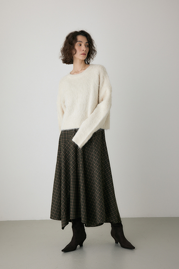 【crie conforto】チェックキャミワンピース