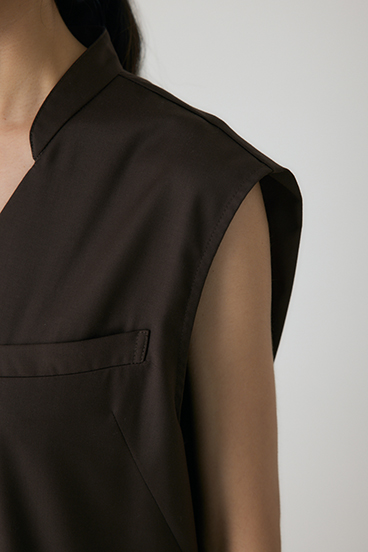 【crie conforto】ノースリーブオールインワン 詳細画像