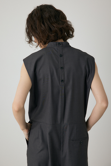 【crie conforto】ノースリーブオールインワン 詳細画像