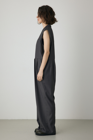 【crie conforto】ノースリーブオールインワン 詳細画像