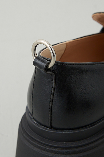 【crie conforto】バックリングプラットフォームローファー 詳細画像