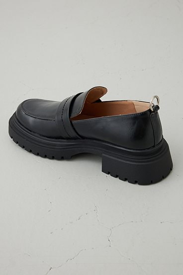 【crie conforto】バックリングプラットフォームローファー 詳細画像