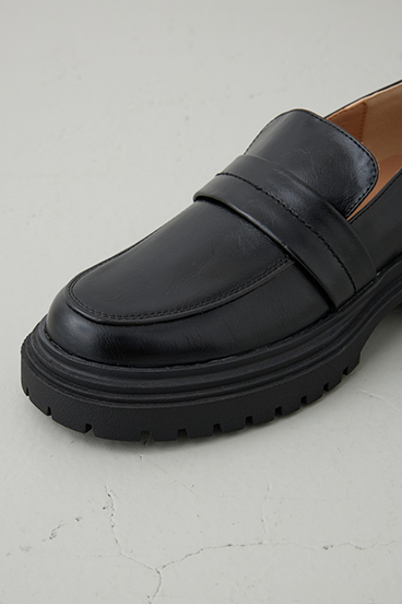 【crie conforto】バックリングプラットフォームローファー 詳細画像