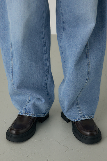 【crie conforto】バックリングプラットフォームローファー