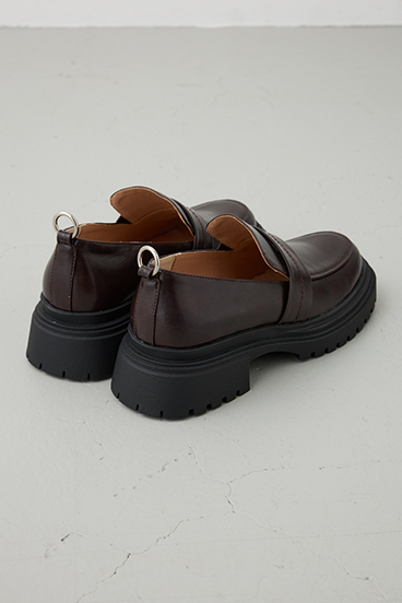 【crie conforto】バックリングプラットフォームローファー 詳細画像