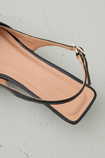 【crie conforto】ビッグリボンバックストラップパンプス 詳細画像