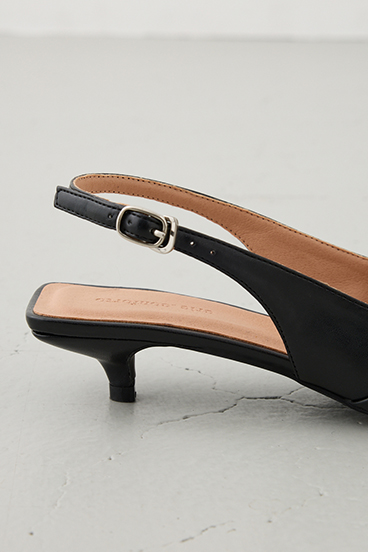 【crie conforto】ビッグリボンバックストラップパンプス 詳細画像