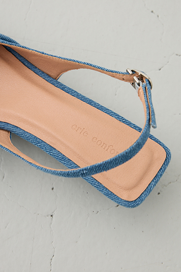 【crie conforto】ビッグリボンバックストラップパンプス 詳細画像