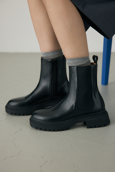 【crie conforto】サイドゴアトラックソールブーツ 詳細画像