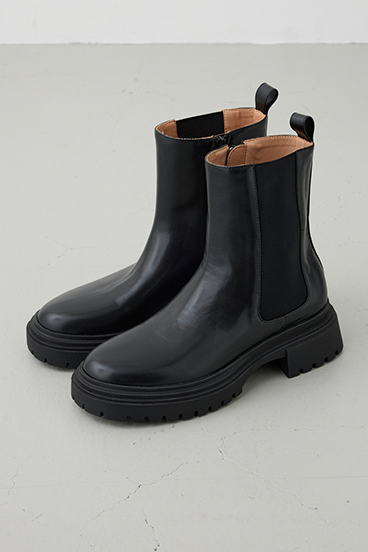 【crie conforto】サイドゴアトラックソールブーツ 詳細画像