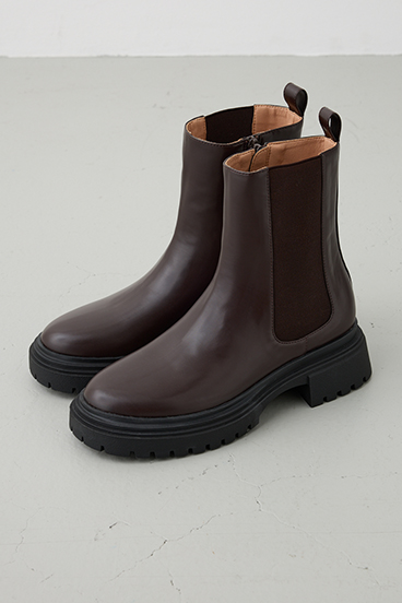 【crie conforto】サイドゴアトラックソールブーツ