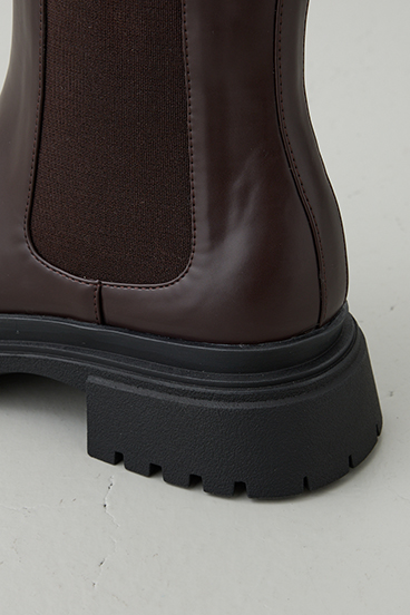 【crie conforto】サイドゴアトラックソールブーツ 詳細画像