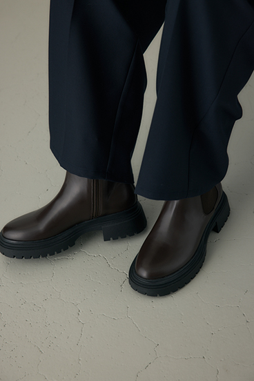 【crie conforto】サイドゴアトラックソールブーツ 詳細画像