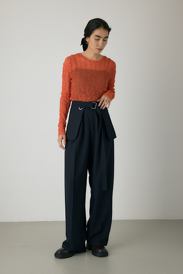 【crie conforto】サイドゴアトラックソールブーツ 詳細画像