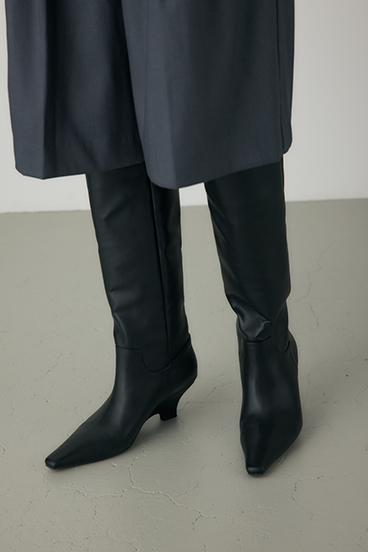 【crie conforto】ウェッジソールロングブーツ