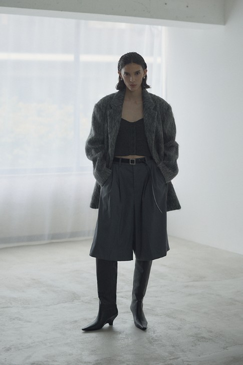 【crie conforto】ウェッジソールロングブーツ 詳細画像