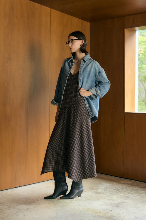 【crie conforto】ウェッジソールロングブーツ 詳細画像