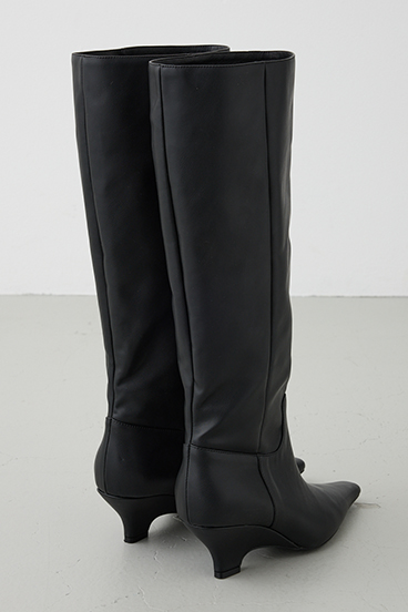 【crie conforto】ウェッジソールロングブーツ 詳細画像